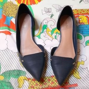 Aldo Leather Flats *used* 7.5